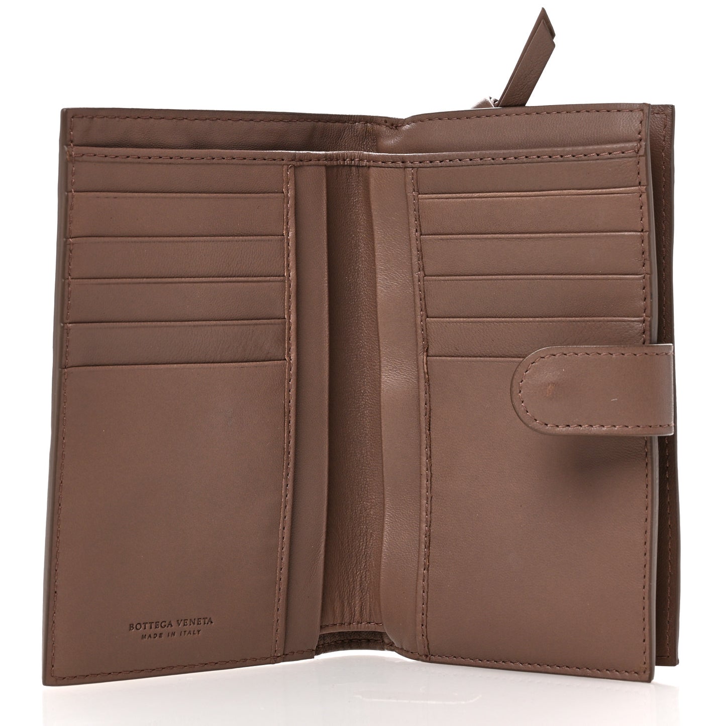 Nappa Intrecciato Continental Wallet Mink