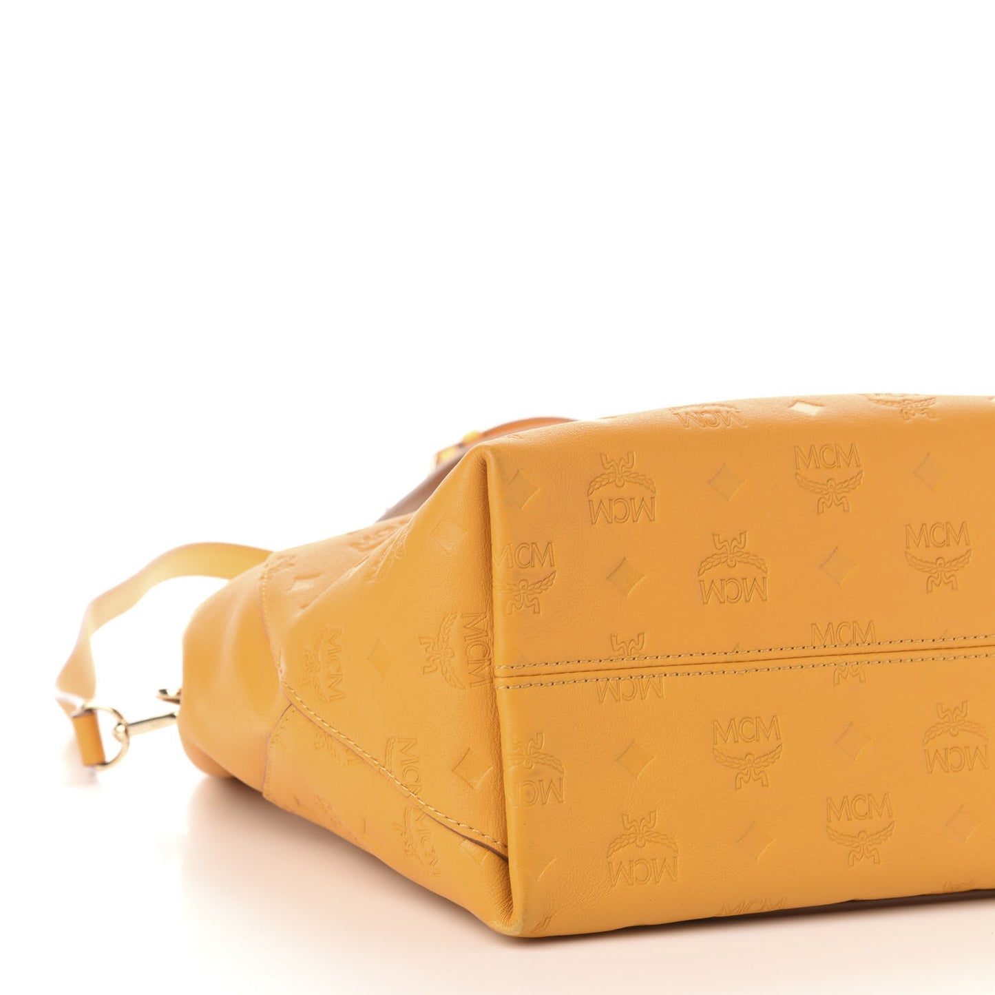 Calfskin Ottomar Monogram Medium Klara Hobo Golden Mango