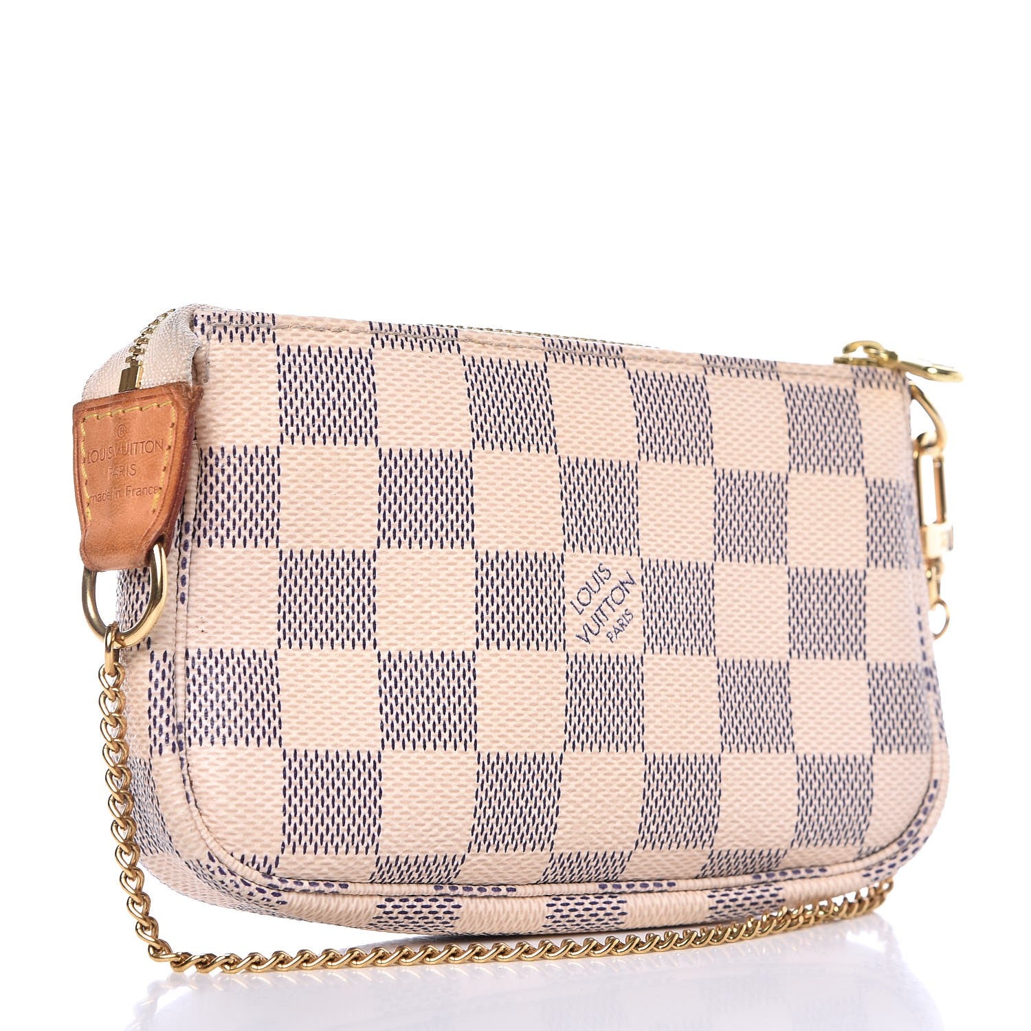 Louis Vuitton Damier Azur Mini Pochette Accessories 3 of 9