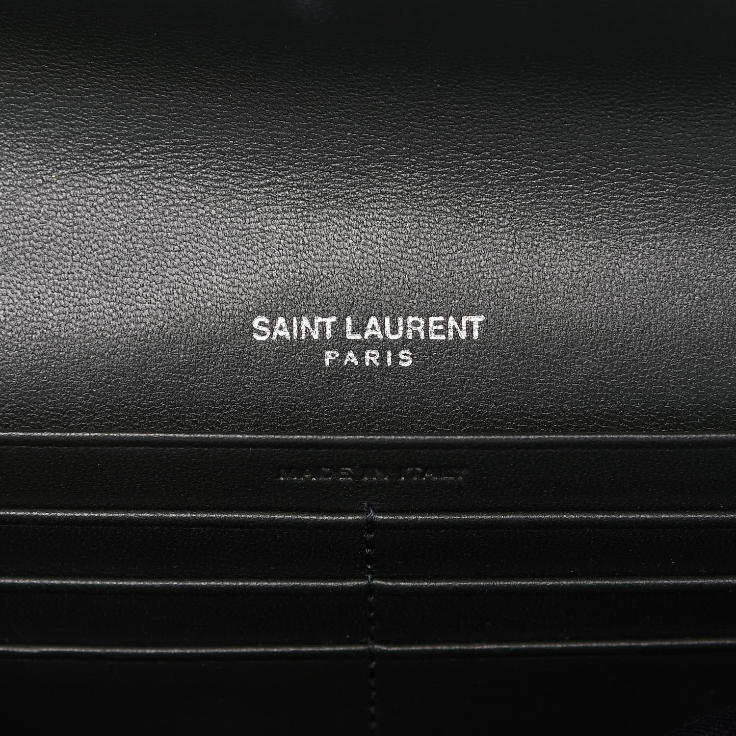 Saint Laurent Lambskin Y Quilted Monogram Large Loulou Flap Wallet Olive 8 of 10