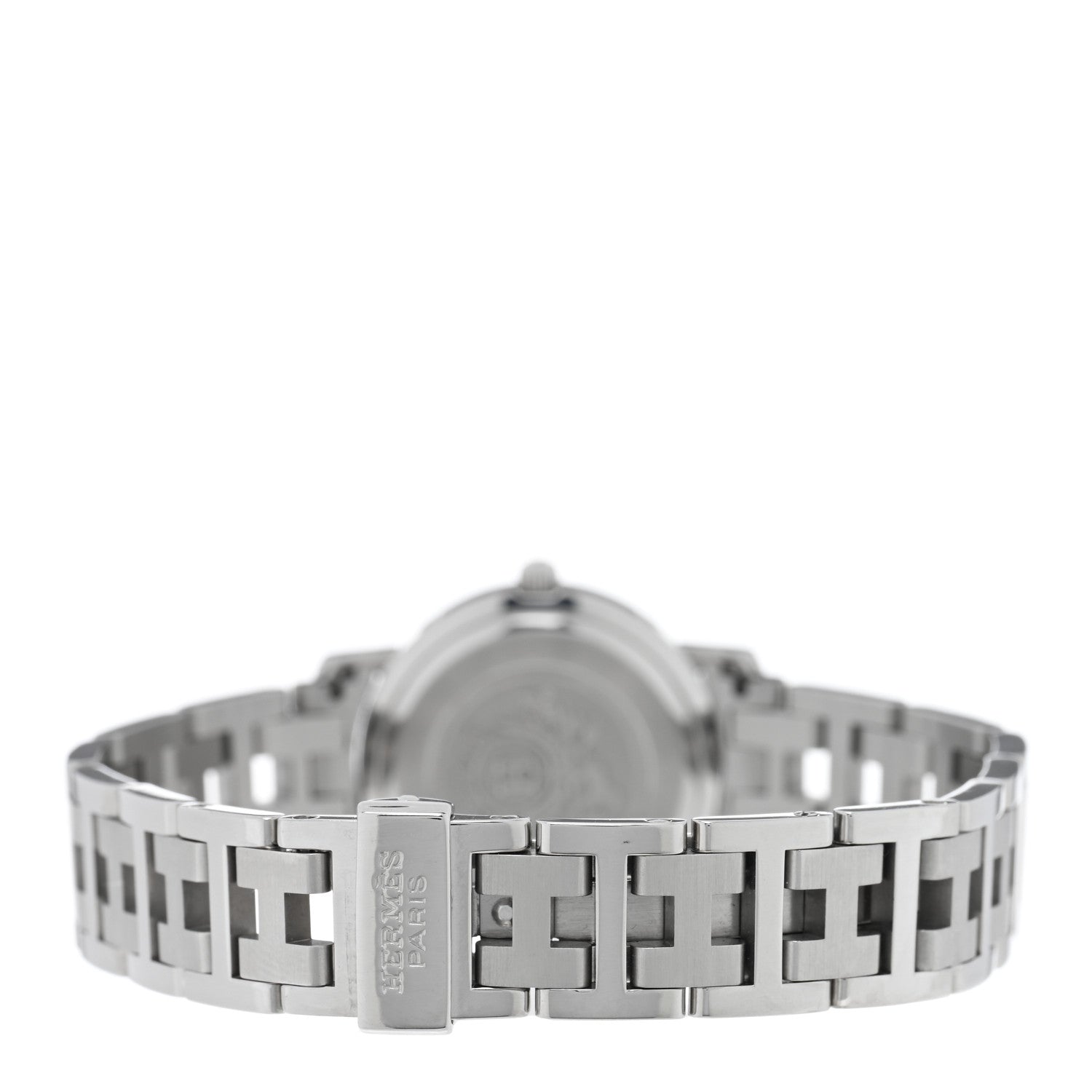 Hermes Stainless Steel 24mm Clipper Quartz Watch White 3 of 4