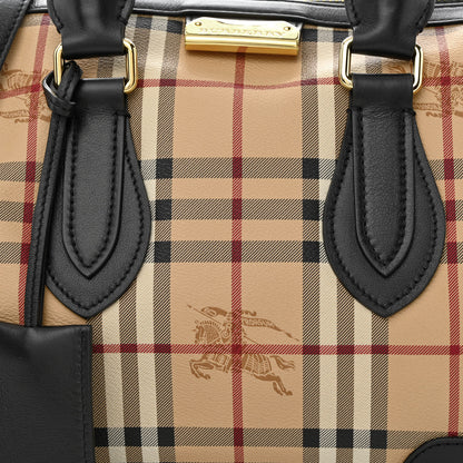 Burberry Haymarket Check Small Gladstone Chocolate 9 of 11