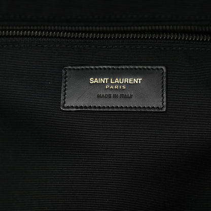 Saint Laurent Calfskin Star Print Hunting Backpack Black White 6 of 11