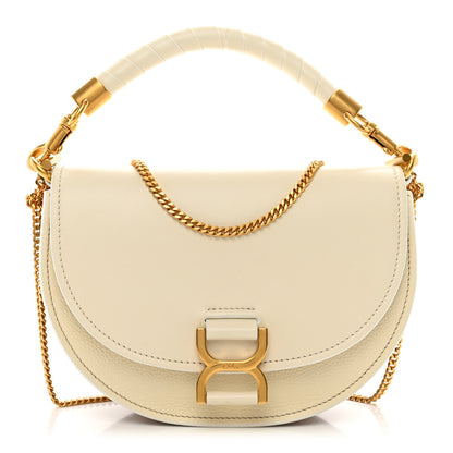 Chloe Calfskin Marcie Chain Flap Bag Misty Ivory 1 of 10
