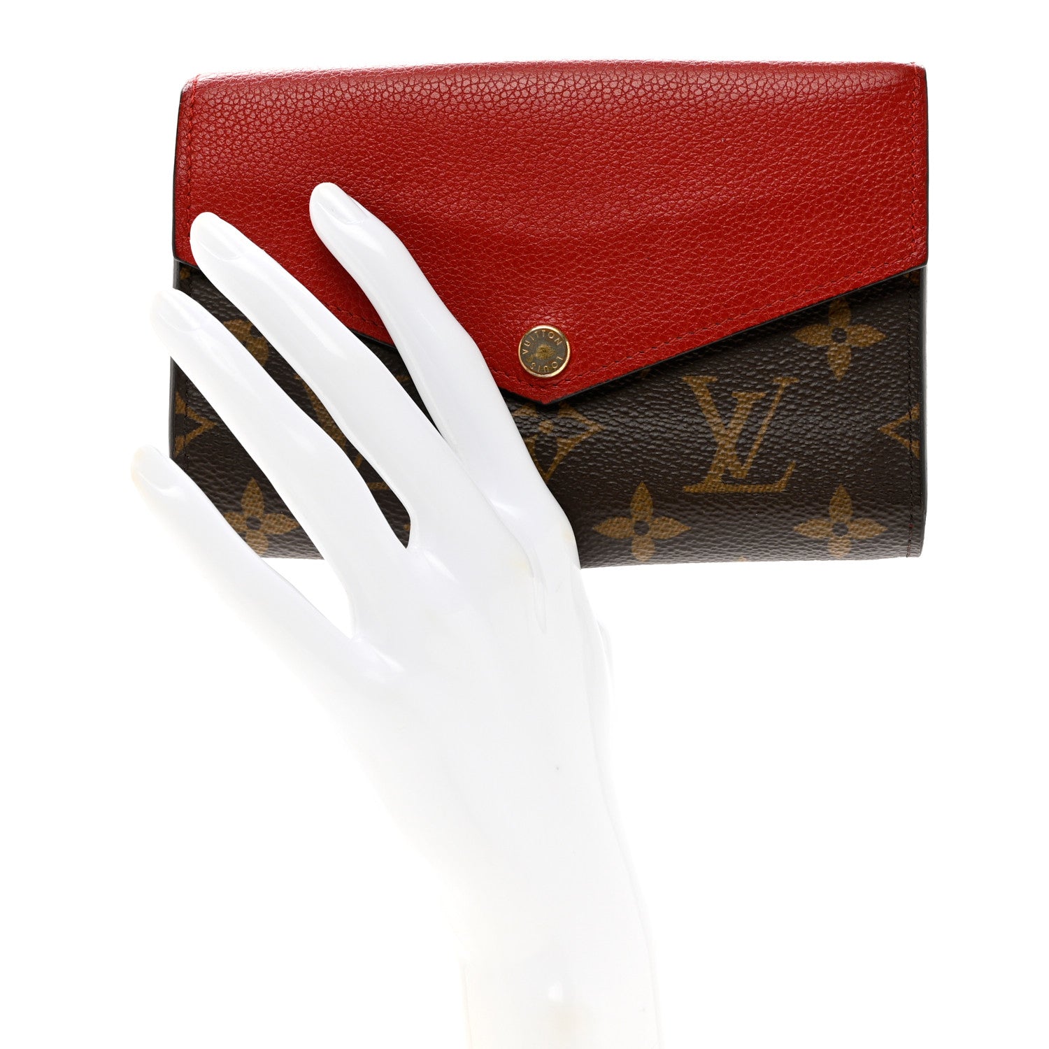 Louis Vuitton Monogram Pallas Compact Wallet Cherry 2 of 7