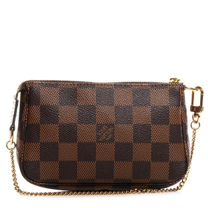 Louis Vuitton Damier Ebene Mini Pochette Accessories Bag 1 of 8