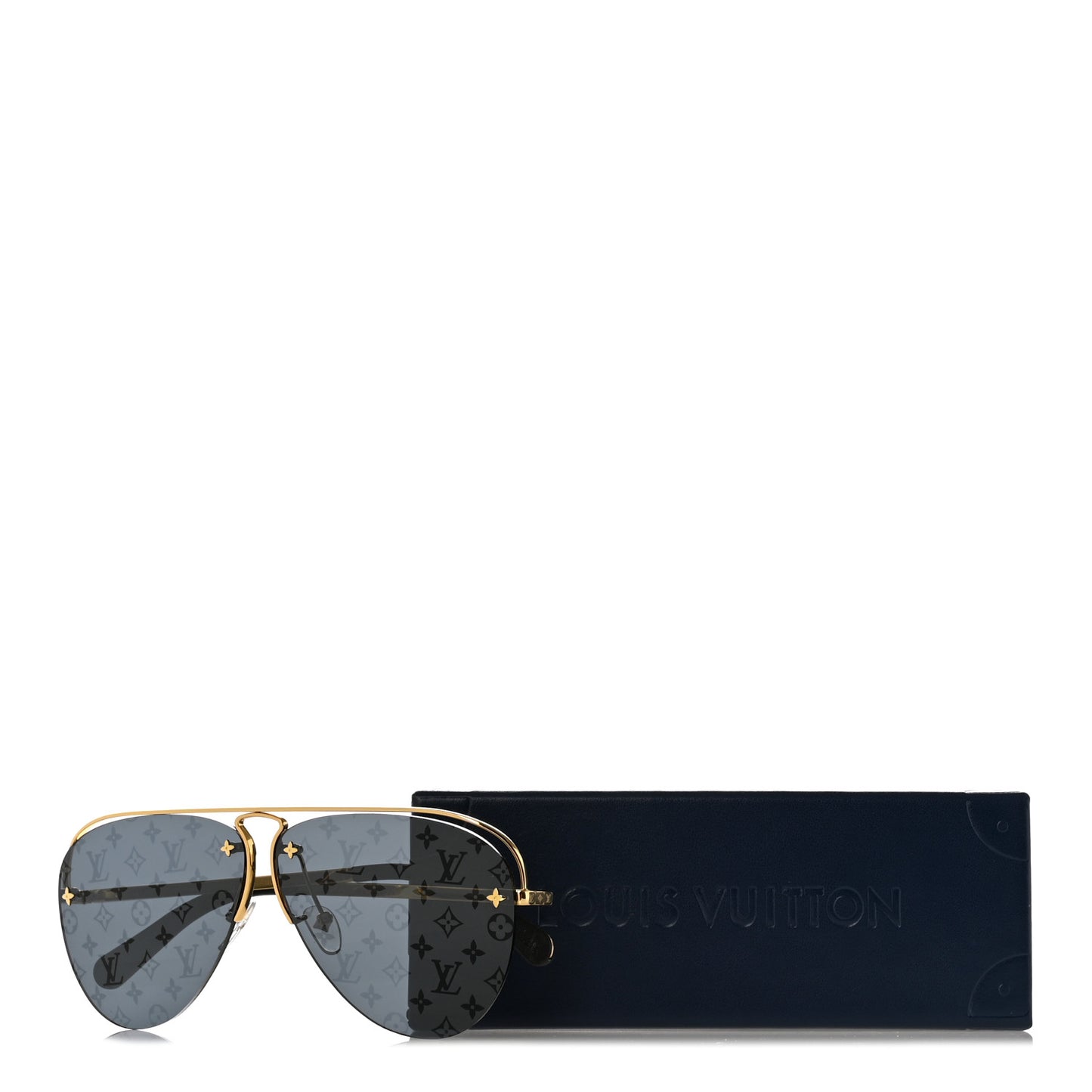 Metal Monogram Grease Sunglasses Z1172W Gold