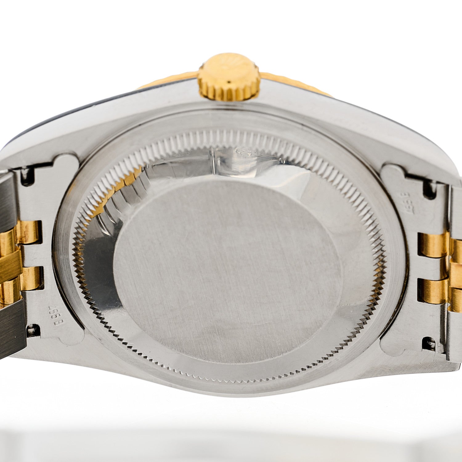 Rolex Stainless Steel 18K Yellow Gold Diamond 36mm Oyster Perpetual Datejust Watch Champagne Jubilee 16233 4 of 4