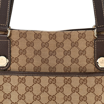 Gucci Monogram Medium Charmy Shoulder Bag Brown 8 of 10