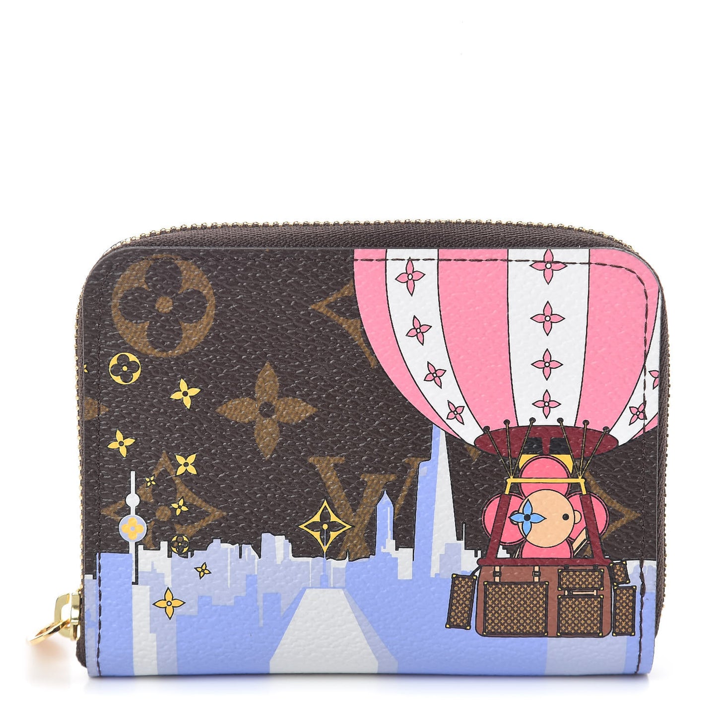 Monogram 2019 Christmas Animation Zippy Coin Purse