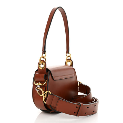 Chloe Calfskin Small Tess Bag Sepia Brown 3 of 11