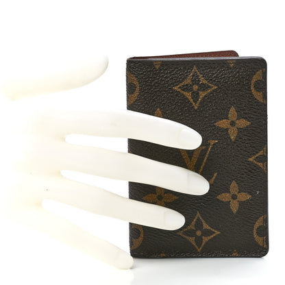 Louis Vuitton Monogram Pocket Organizer Card Holder 2 of 14