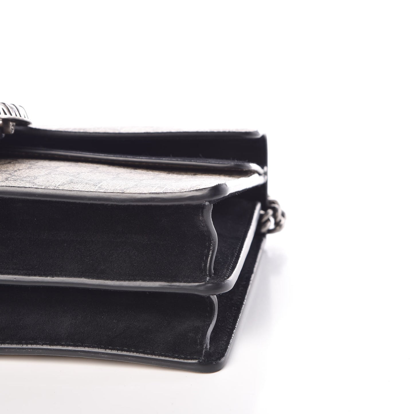 GG Supreme Monogram Small Dionysus Shoulder Bag Black