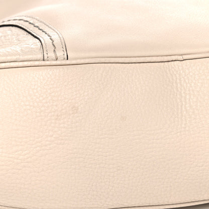 Gucci Calfskin Guccissima Trim Large Signoria Hobo Ivory 6 of 9