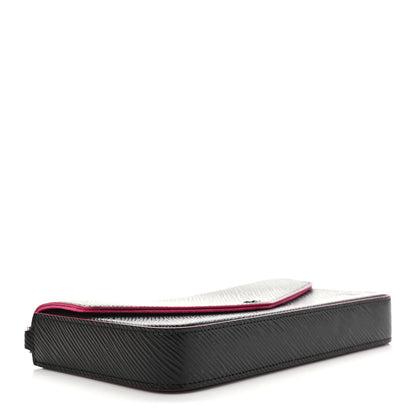 Louis Vuitton Epi Pochette Felicie Black Hot Pink 4 of 8