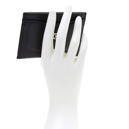 Chanel Grained Calfskin Neo Executive Card Holder Black 2 of 9