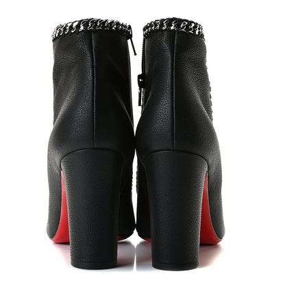 Christian Louboutin Calf Morphee Catenabontina 85 Booties 39.5 Black 5 of 9