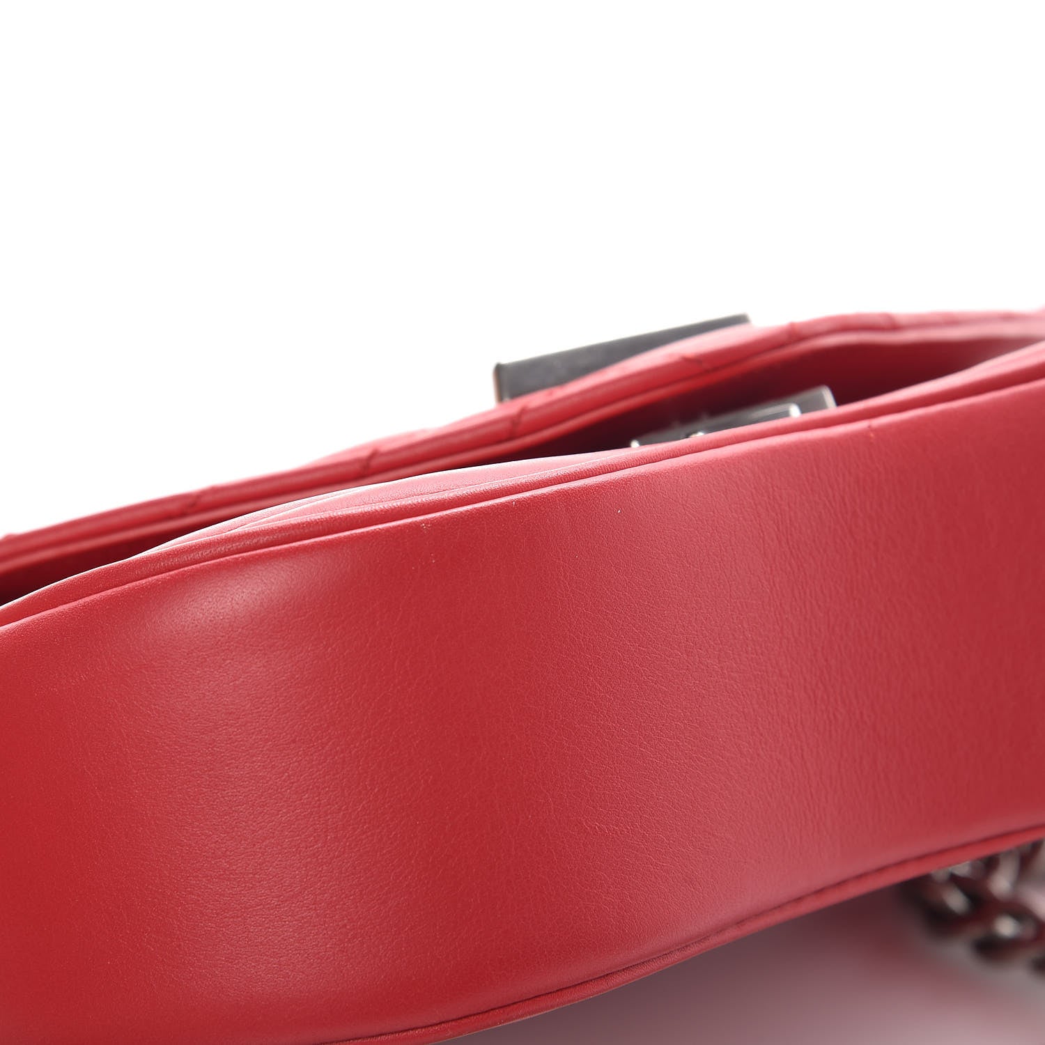 Louis Vuitton Calfskin New Wave Chain MM Ecarlate 12 of 13