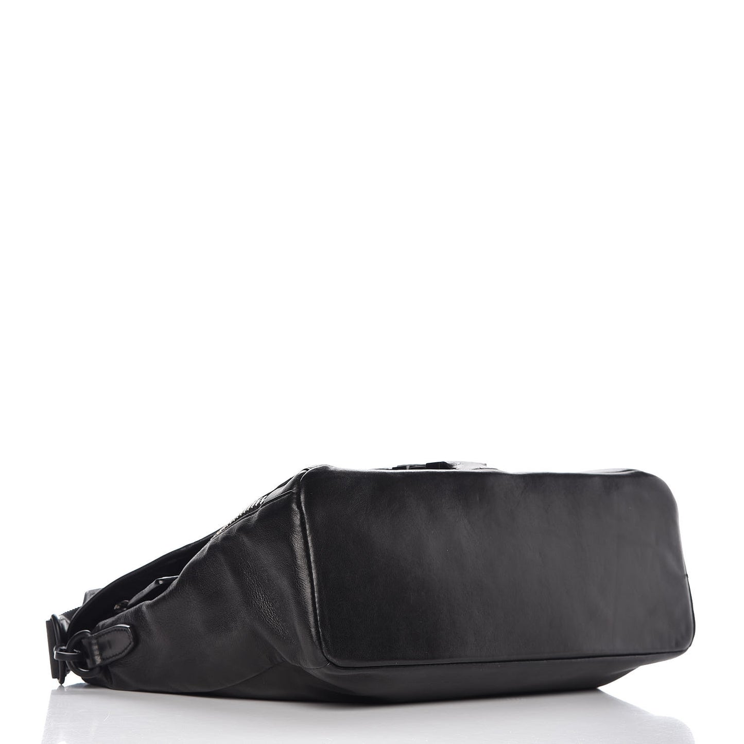 Lambskin Mens Medium Killian Messenger Bag Black