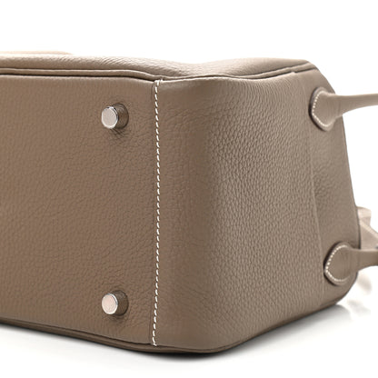 Hermes Taurillon Clemence Lindy 26 Etoupe 18 of 18