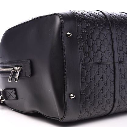 Gucci Guccissima Signature Large Duffle Black 8 of 15