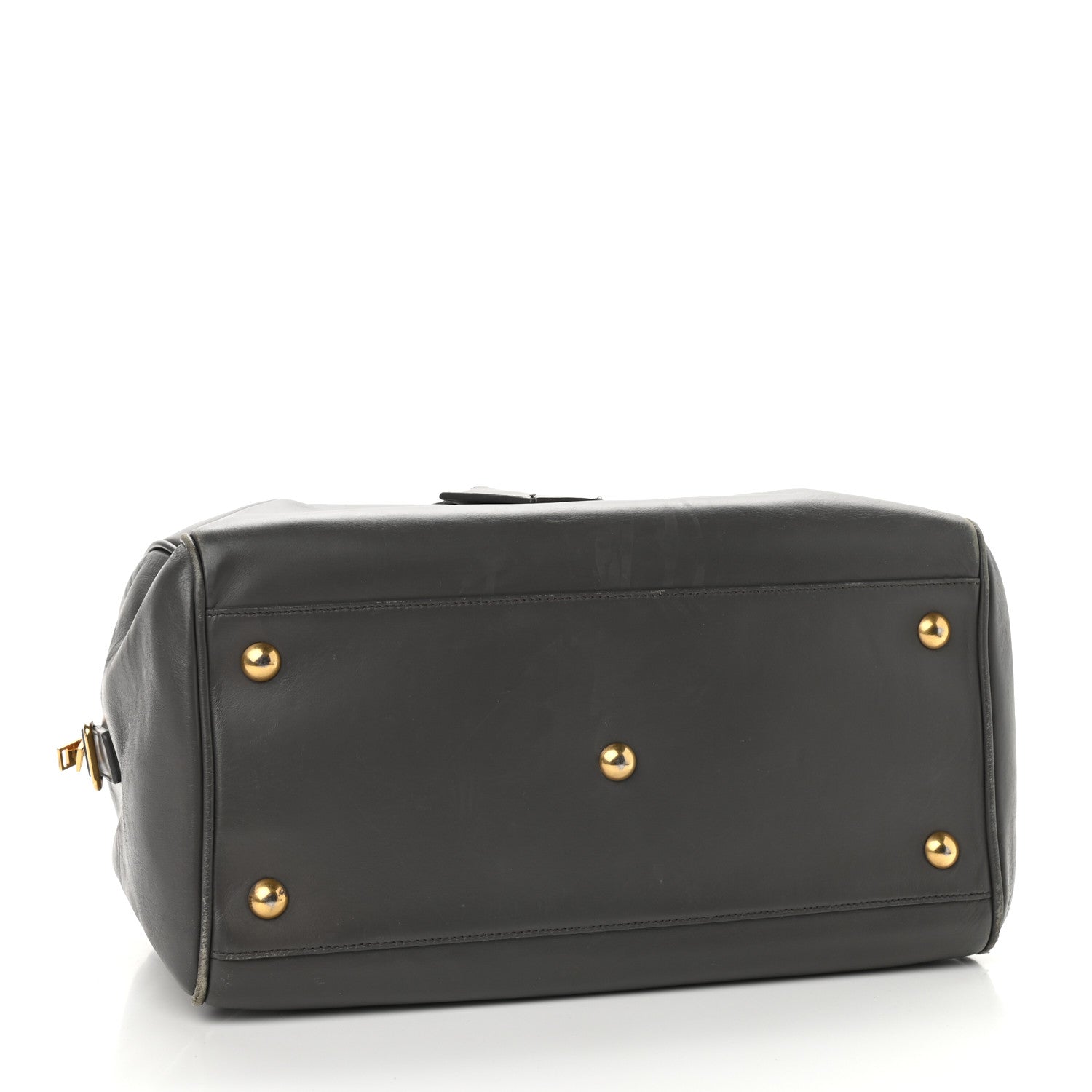 Saint Laurent Calfskin Classic Duffle 6 Earth 3 of 14