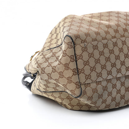 Gucci Monogram Large Sukey Tote Dark Brown 6 of 12