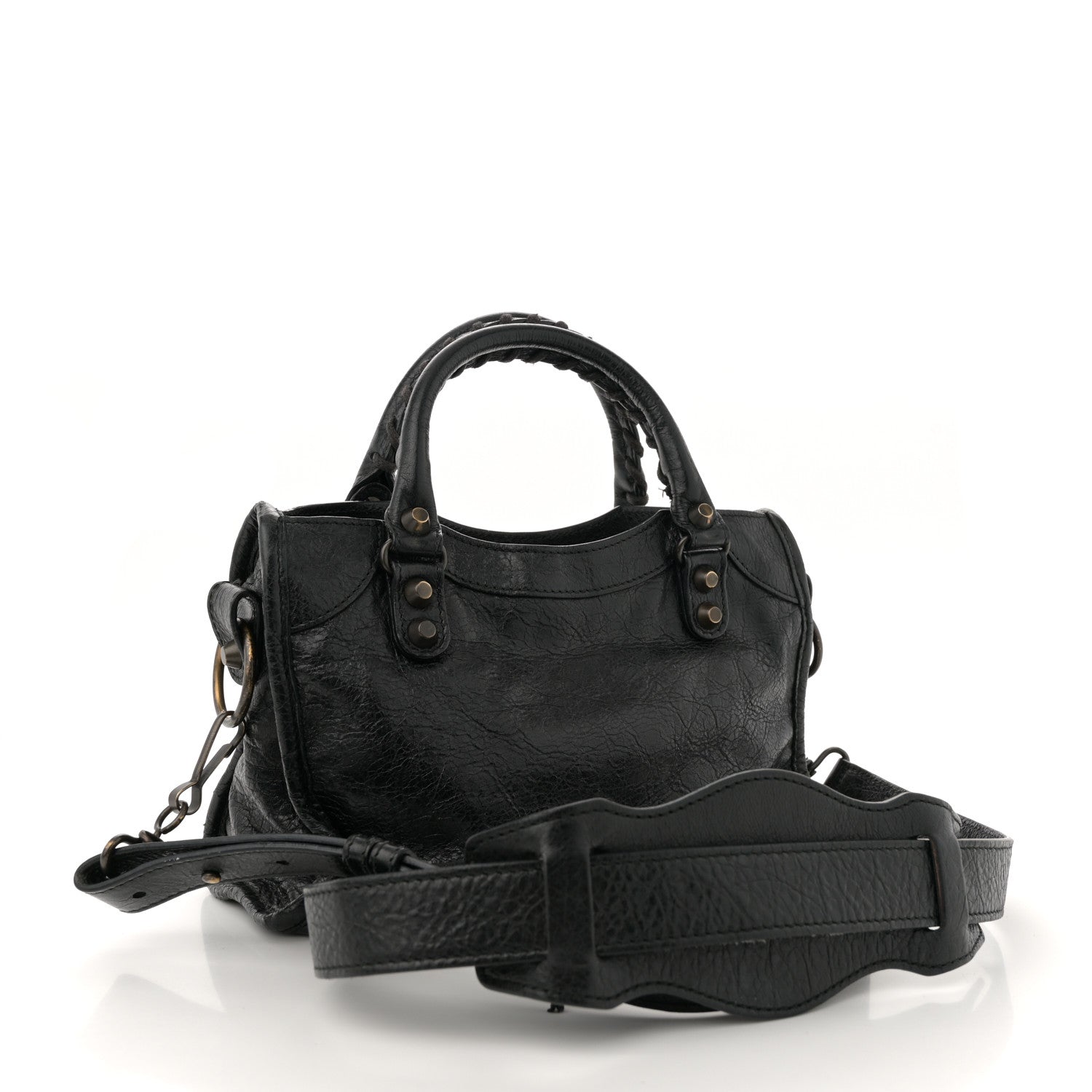 Balenciaga Agneau Classic Hardware Mini City Black 1728584