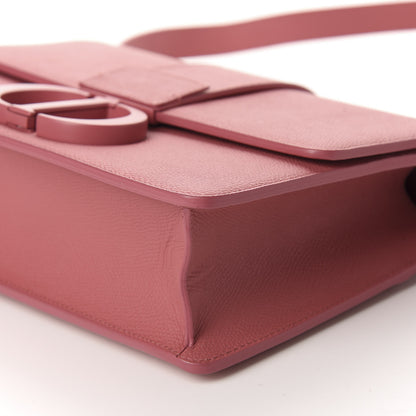 Christian Dior Ultra Matte Grained Calfskin 30 Montaigne Flap Bag Dusty Pink 7 of 10