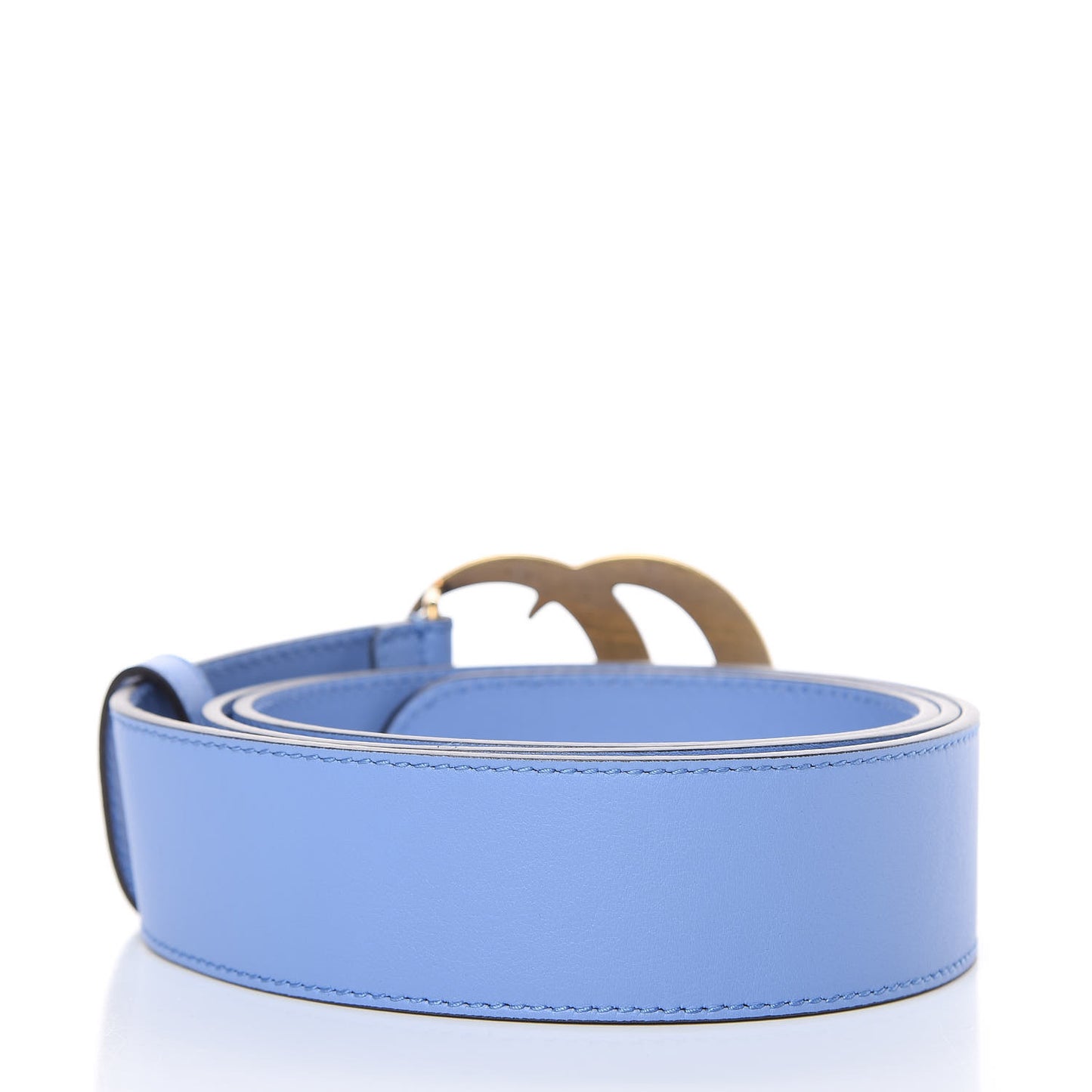Calfskin Double G 40mm Belt 100 40 Clear Sky Blue