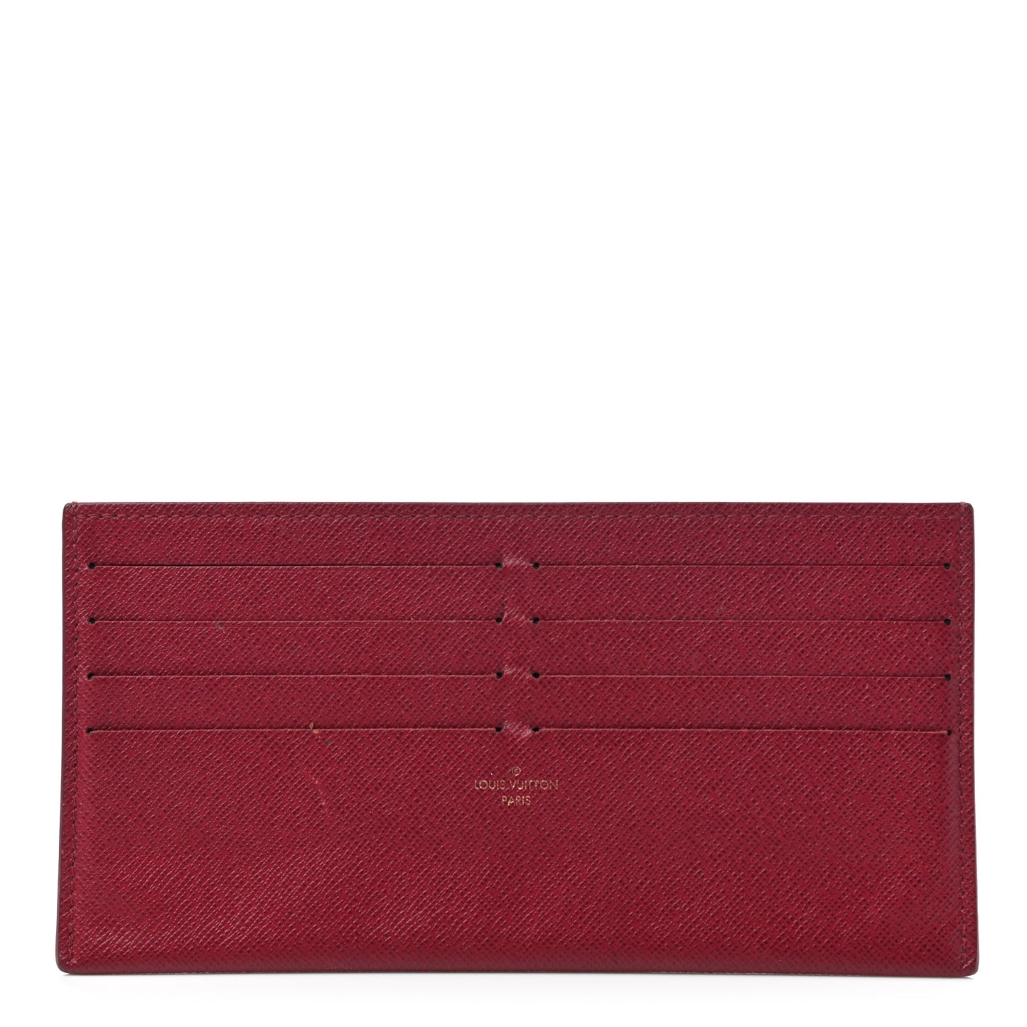 Calfskin Felicie Card Holder Insert Fuchsia