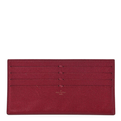 Louis Vuitton Calfskin Felicie Card Holder Insert Fuchsia 1 of 7