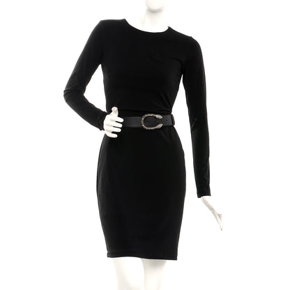 Gucci Moon Calfskin Nickel Dionysus Belt 90 36 Black 2 of 7
