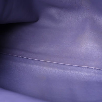 Bottega Veneta Smooth Butter Calf The Pouch Oversized Clutch Lavender 10 of 13
