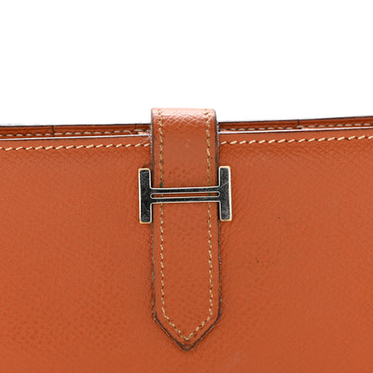 Hermes Epsom Bearn Gusset Wallet Gold 11 of 11