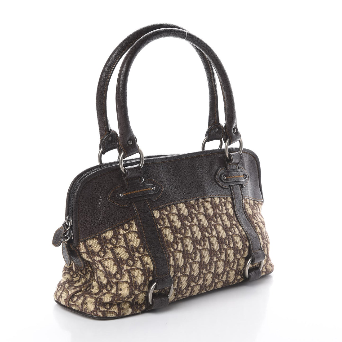 Monogram Traveler Satchel Brown