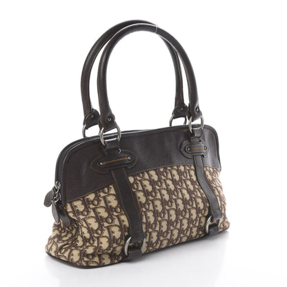 Christian Dior Monogram Traveler Satchel Brown 2 of 8