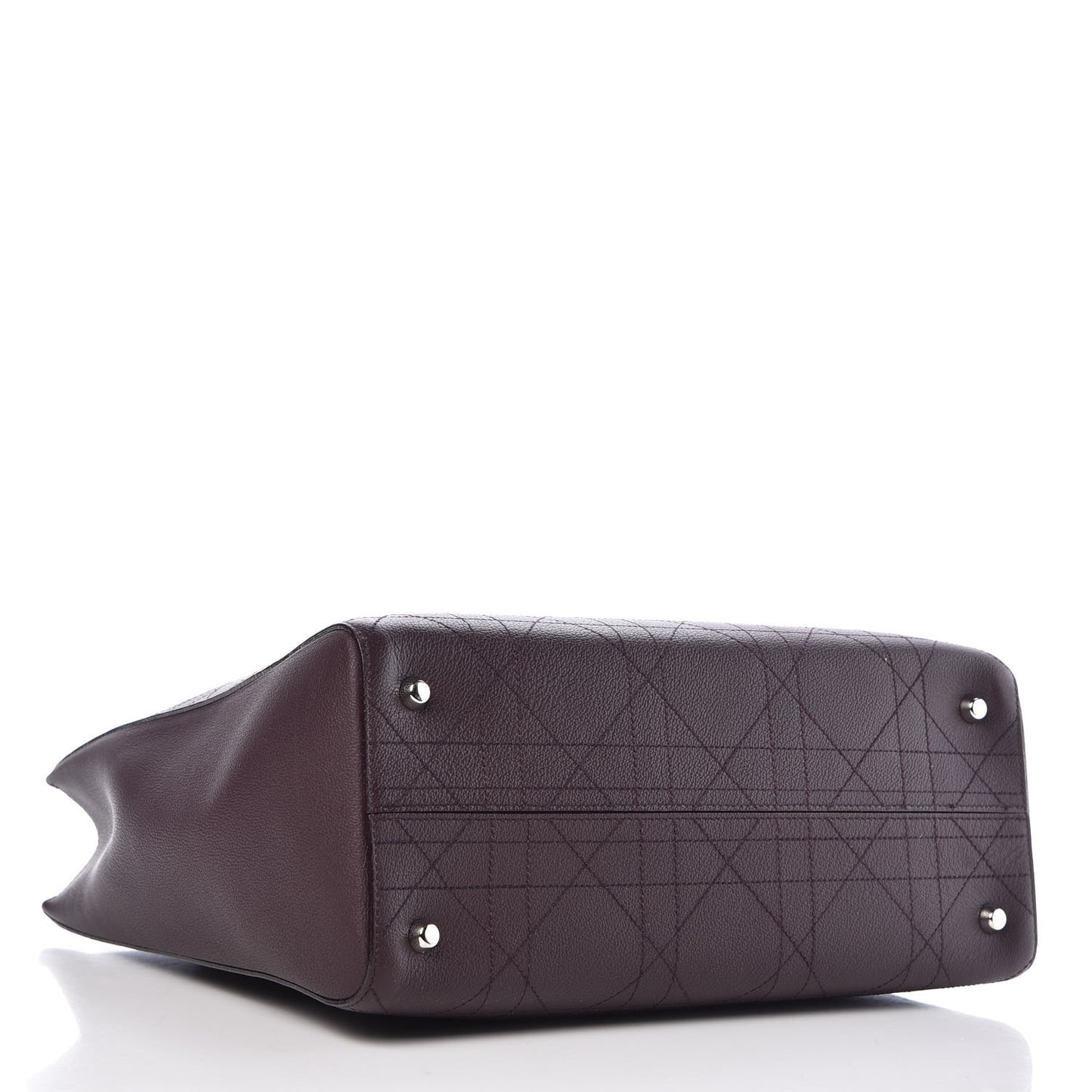 Grained Calfskin Cannage Medium Ultradior Tote Bordeaux