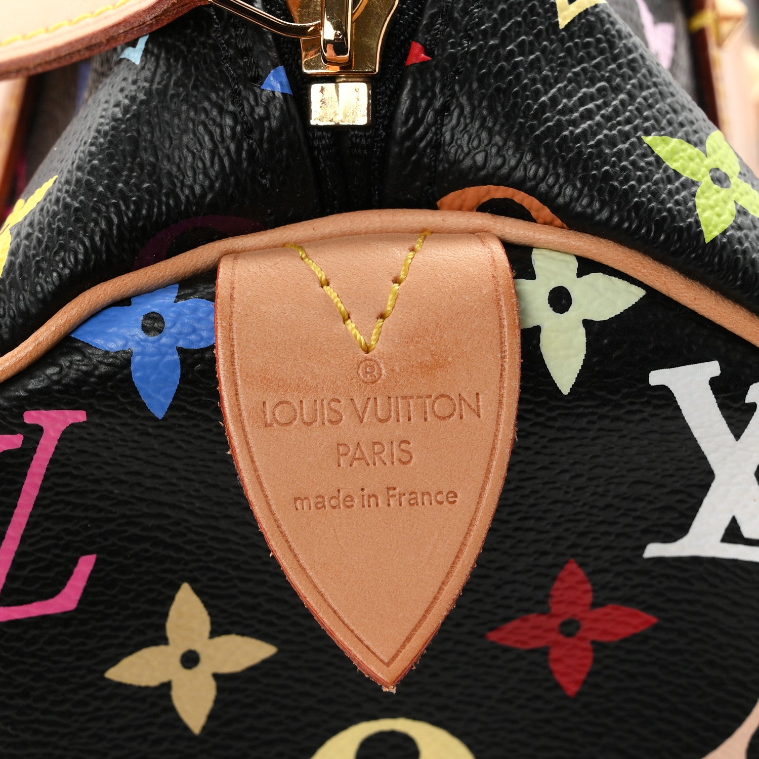 Louis Vuitton Monogram Multicolor Speedy 30 Black 6 of 9