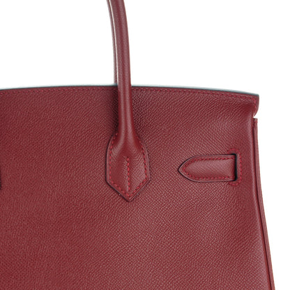 Hermes Epsom Birkin 30 Rouge H 21 of 26