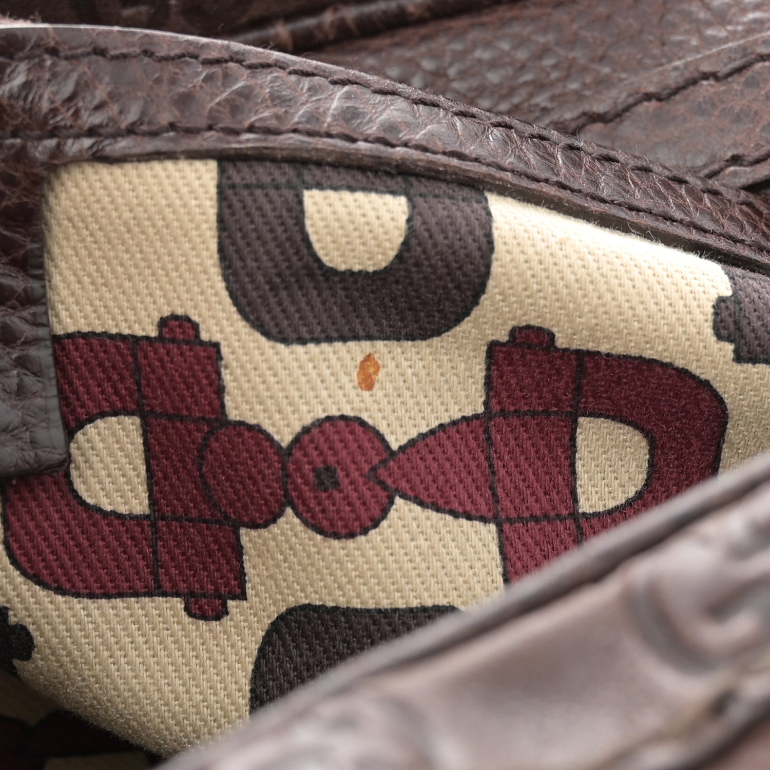 Gucci Guccissima Aviatrix Medium Boston Chocolate 11 of 13