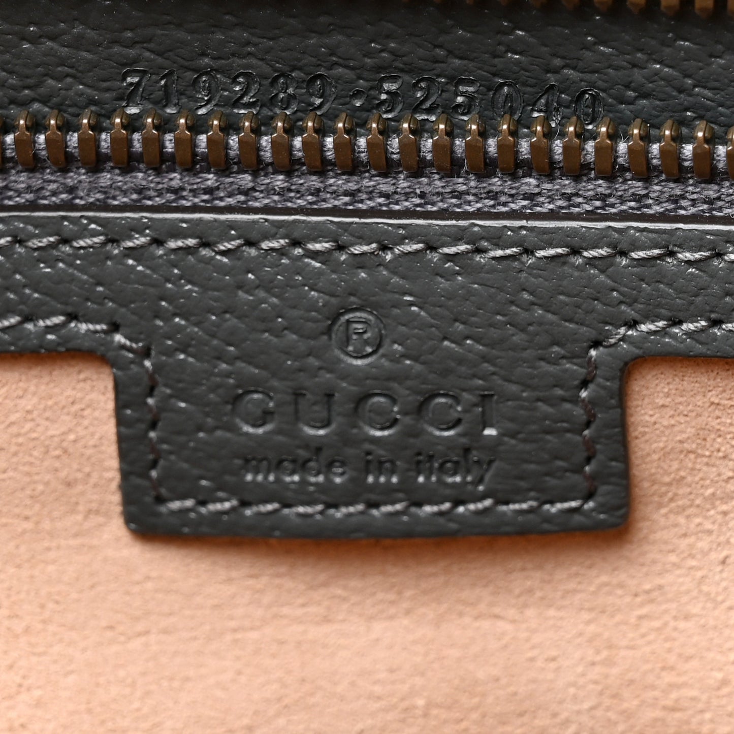 Textured Dollar Calfskin Web Studded Maxi Diana Tote Bag Graphite Grey