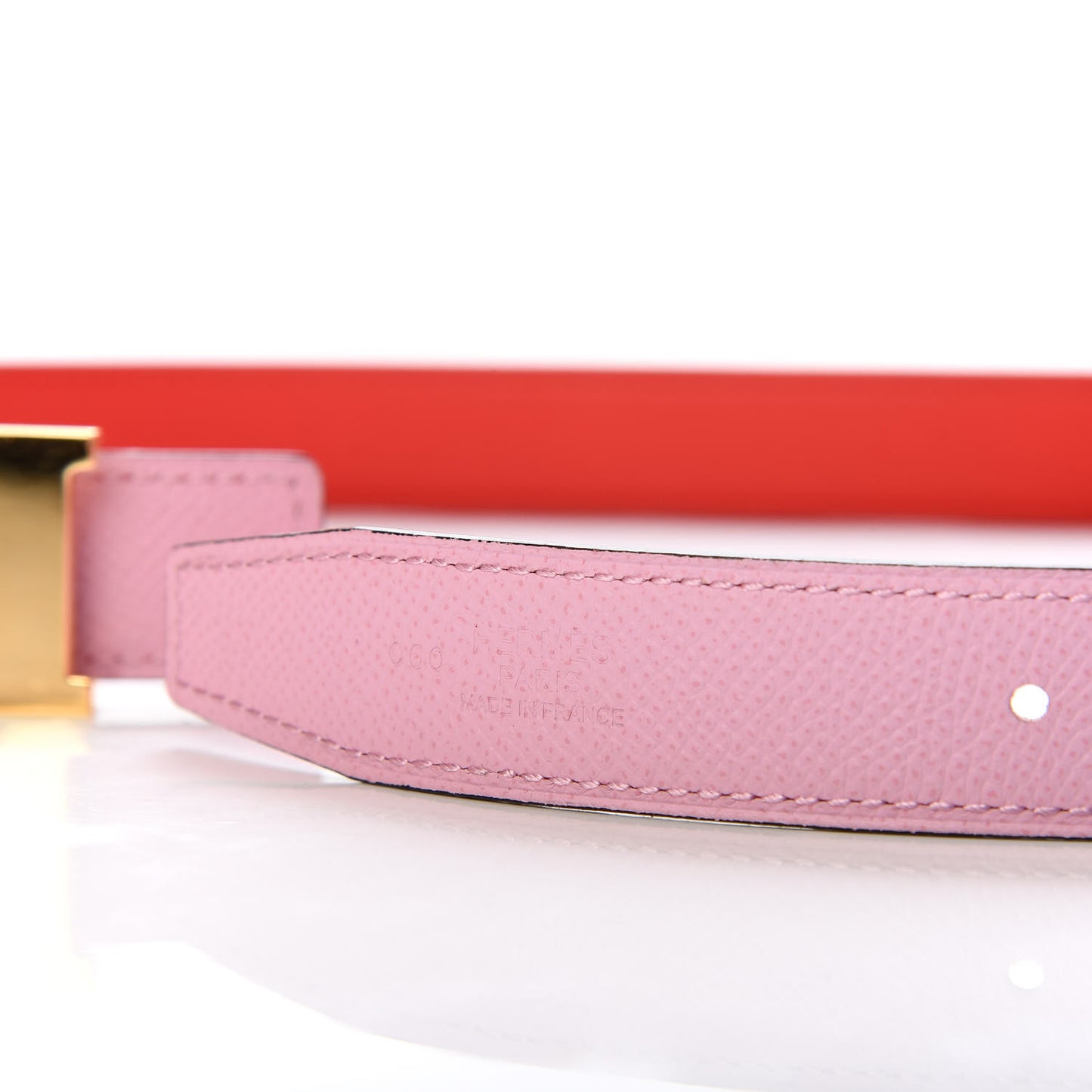 Swift Epsom 24mm Constance H Belt 85 Rouge De Coeur Mauve Sylvestre