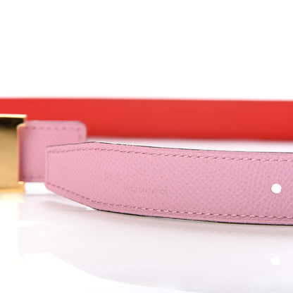 Hermes Swift Epsom 24mm Constance H Belt 85 Rouge De Coeur Mauve Sylvestre 4 of 6