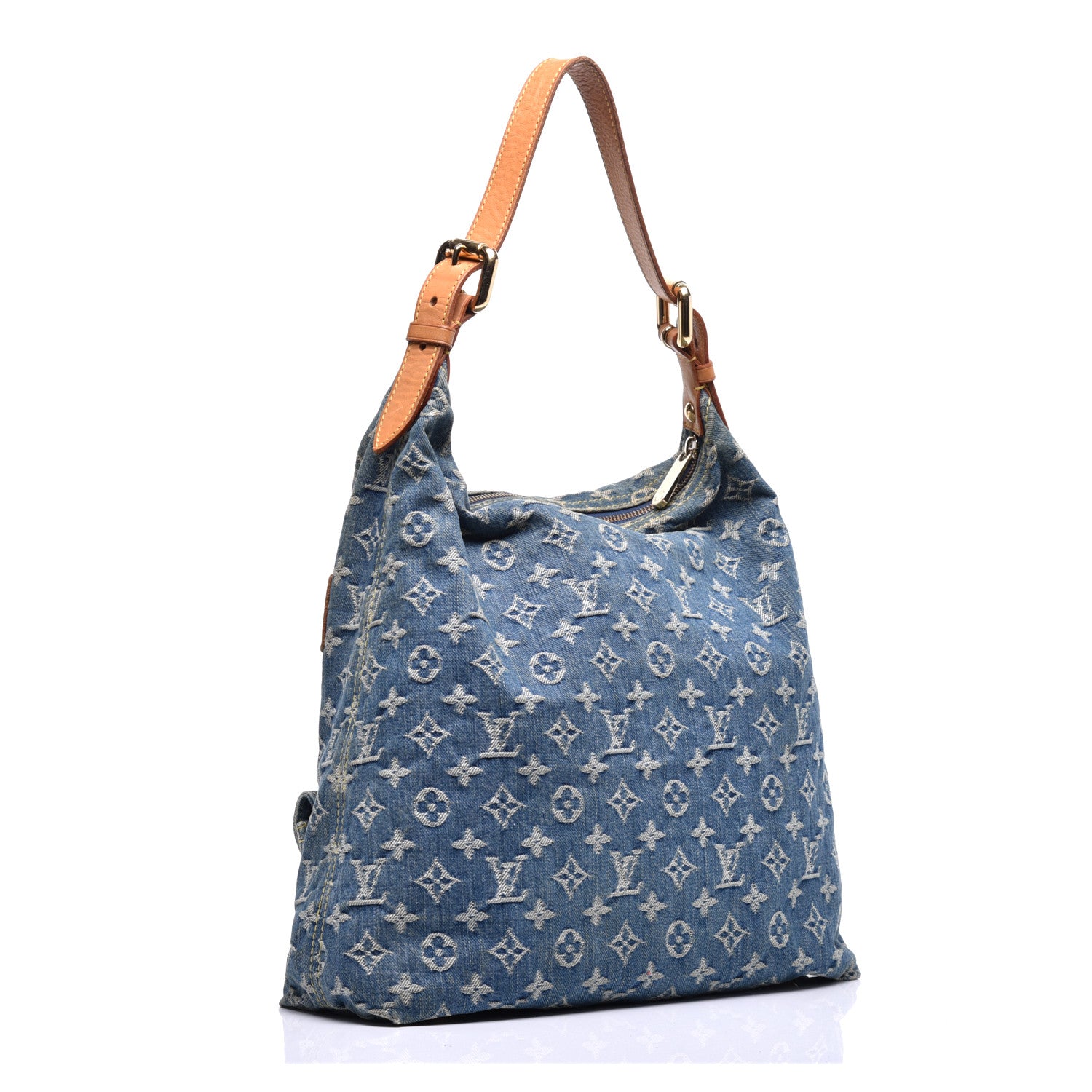 Louis Vuitton Denim Baggy GM Blue 3 of 11