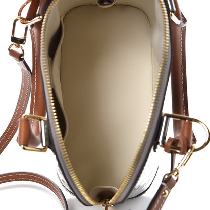 Louis Vuitton Vernis Alma BB Gris Metal 6 of 8