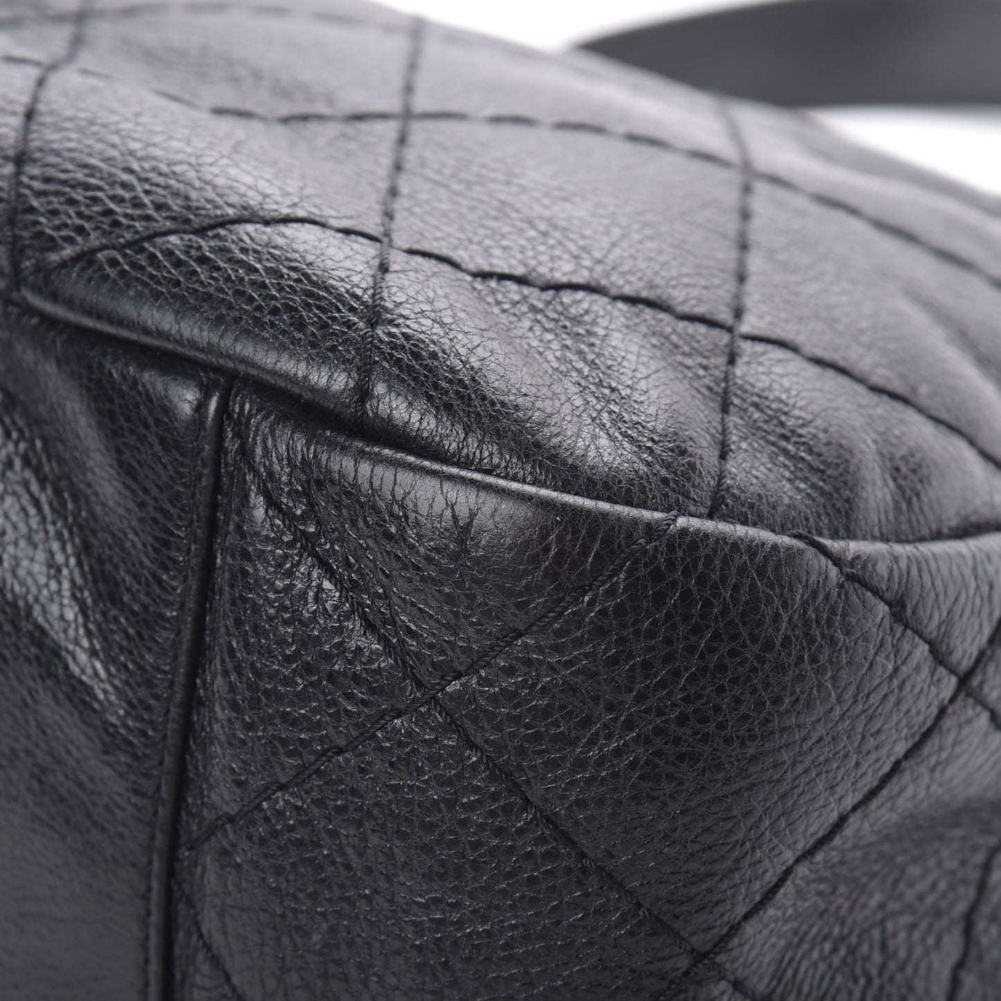 Glazed Calfskin On The Road Hobo Black