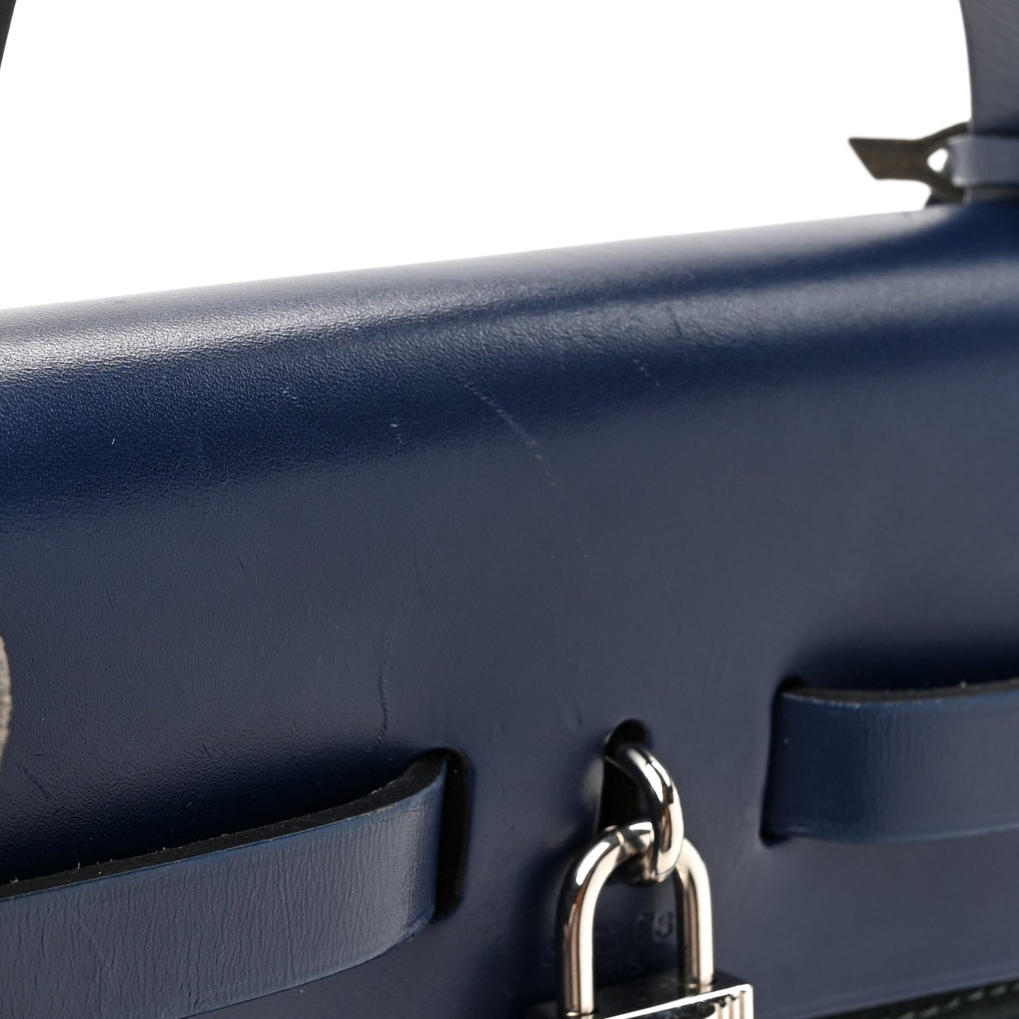 Military Toile Vache Hunter Herbag Zip 31 PM Bleu Marine Bleu Saphir