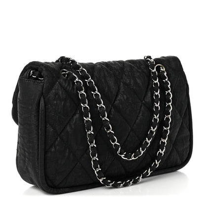 Chanel Coated Canvas Quilted Le Marais Flap Black 3 of 10