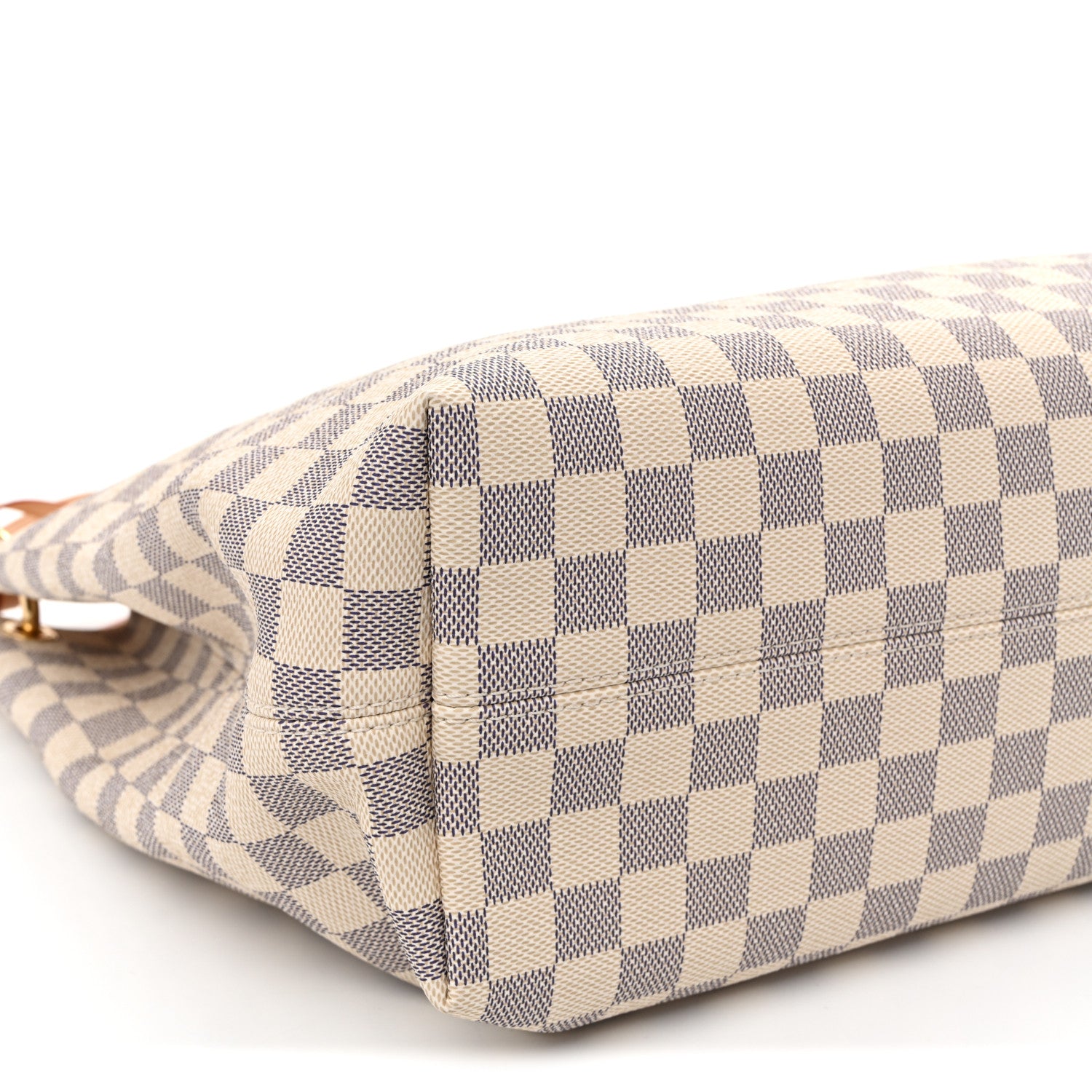 Louis Vuitton Damier Azur Graceful MM Rose Ballerine 8 of 10